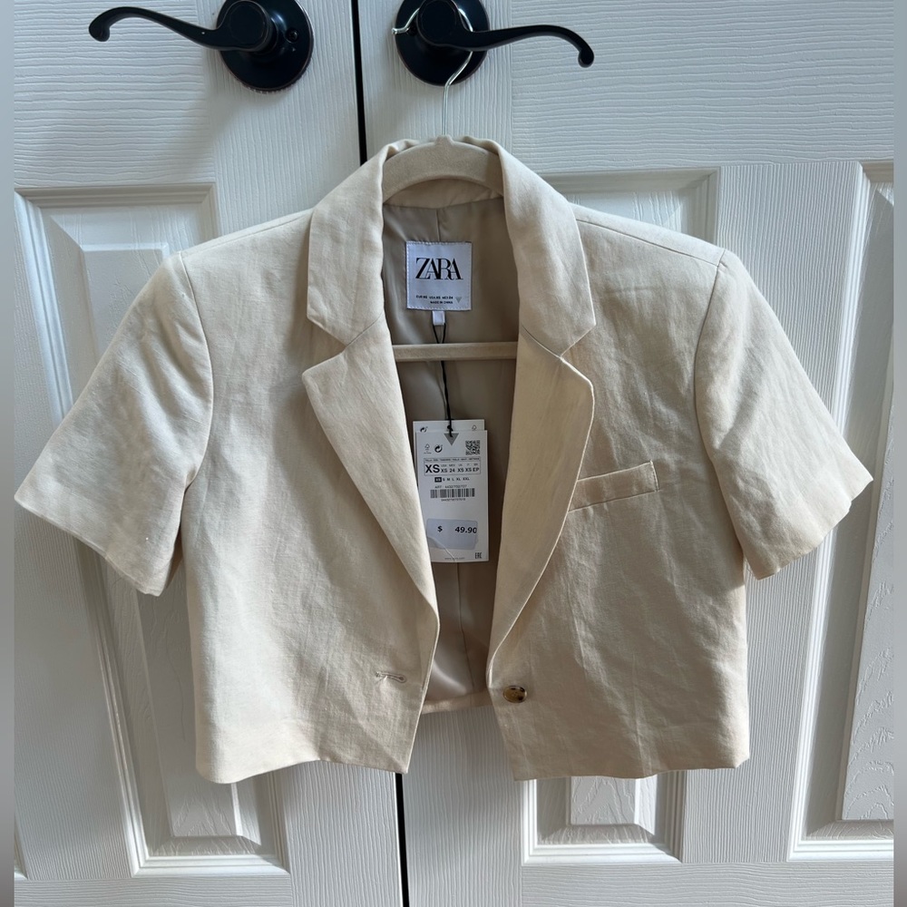 Zara Crop Blazer
